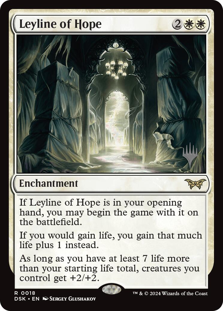 Leyline of Hope (Promo Pack) [Duskmourn: House of Horror Promos] | Card Merchant Takapuna