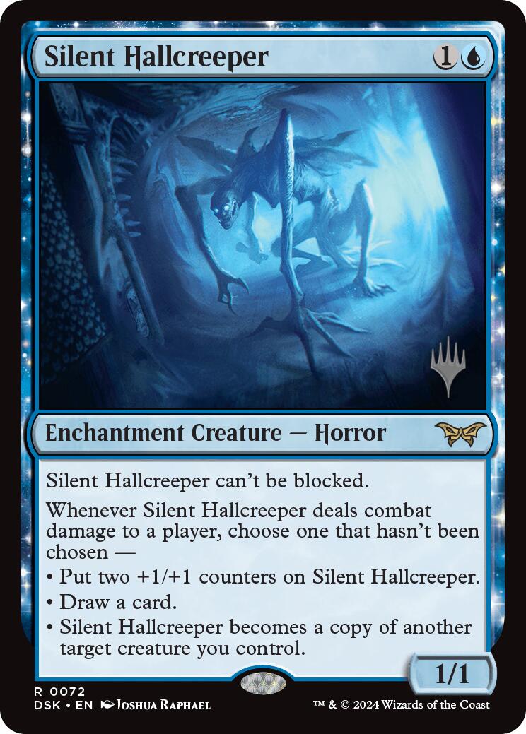 Silent Hallcreeper (Promo Pack) [Duskmourn: House of Horror Promos] | Card Merchant Takapuna