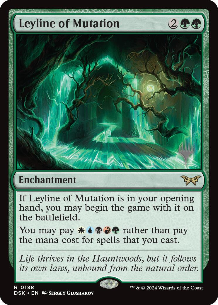 Leyline of Mutation (Promo Pack) [Duskmourn: House of Horror Promos] | Card Merchant Takapuna