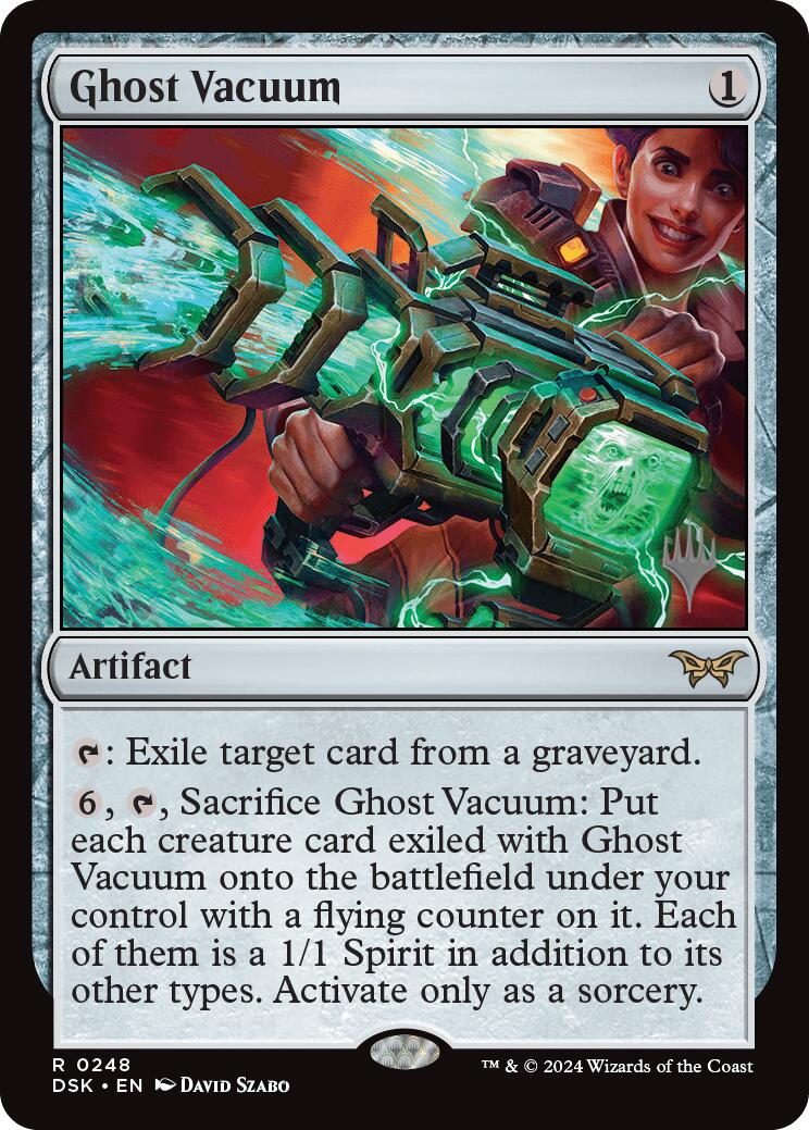 Ghost Vacuum (Promo Pack) [Duskmourn: House of Horror Promos] | Card Merchant Takapuna