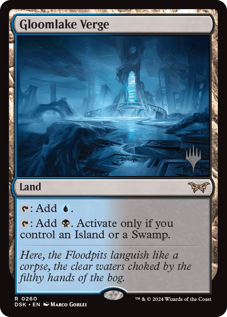 Gloomlake Verge (Promo Pack) [Duskmourn: House of Horror Promos] | Card Merchant Takapuna