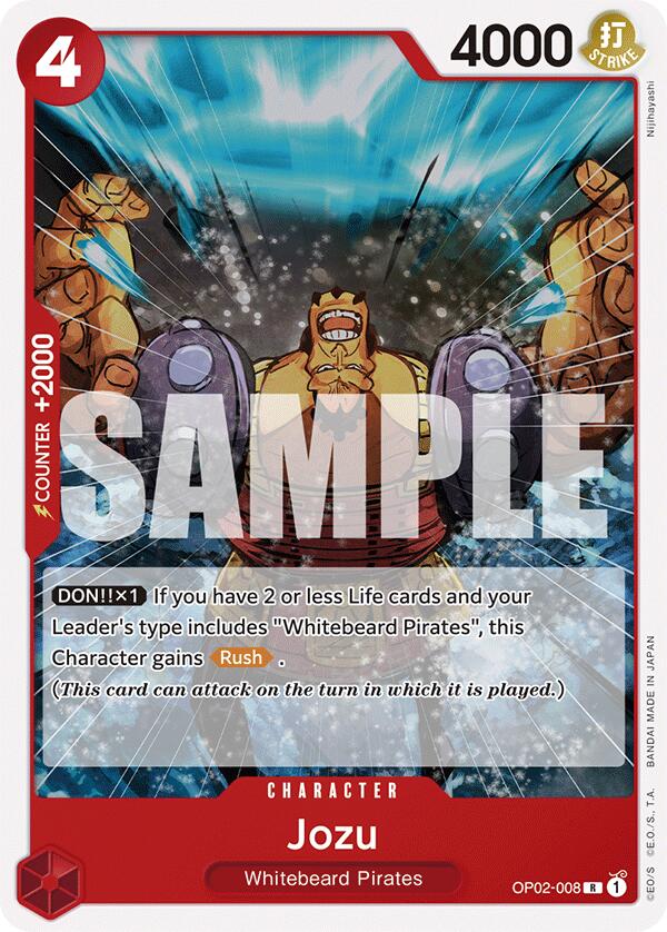 Jozu [Starter Deck: Red Edward.Newgate] | Card Merchant Takapuna