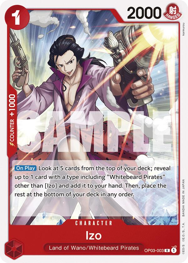 Izo [Starter Deck: Red Edward.Newgate] | Card Merchant Takapuna