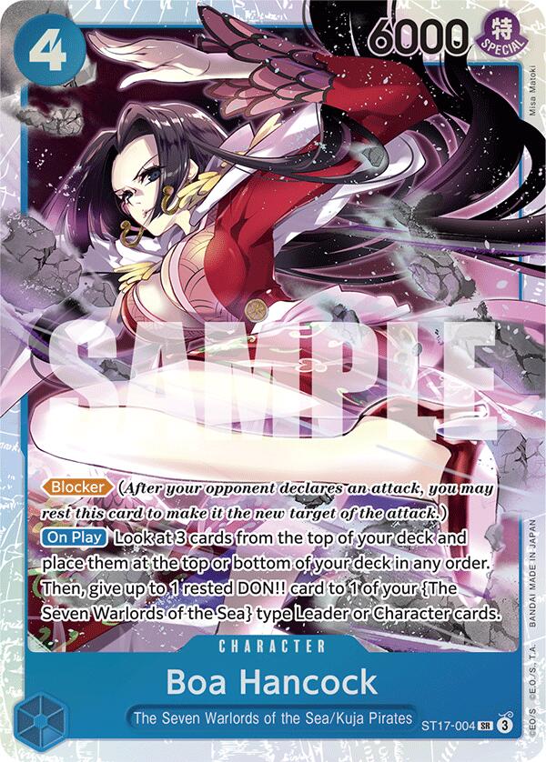 Boa Hancock [Starter Deck: Blue Donquixote Doflamingo] | Card Merchant Takapuna