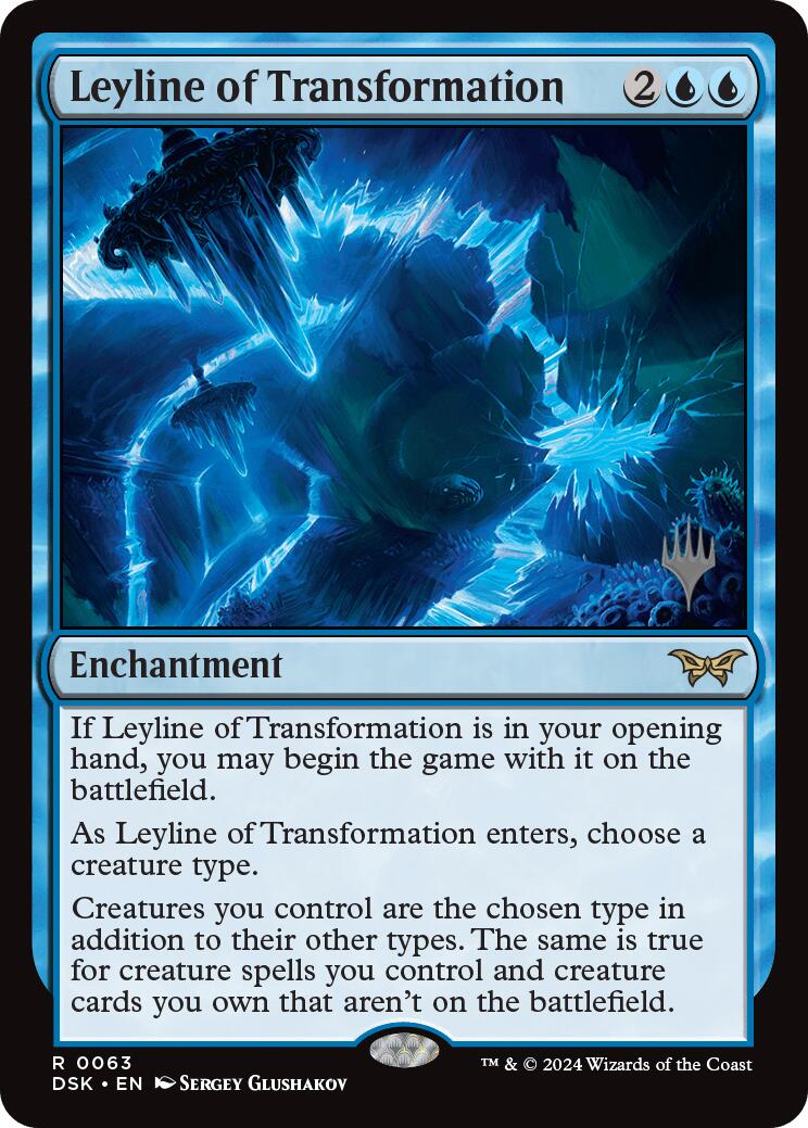 Leyline of Transformation (Promo Pack) [Duskmourn: House of Horror Promos] | Card Merchant Takapuna