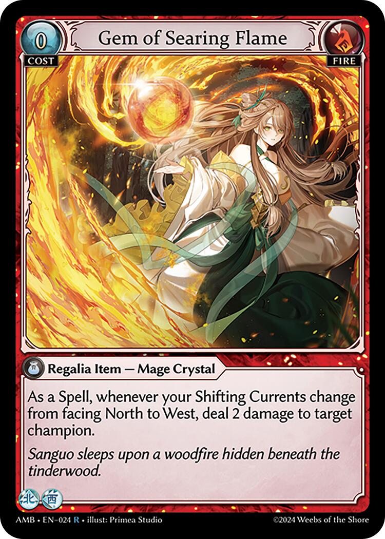 Gem of Searing Flame (024) [Mortal Ambition] | Card Merchant Takapuna