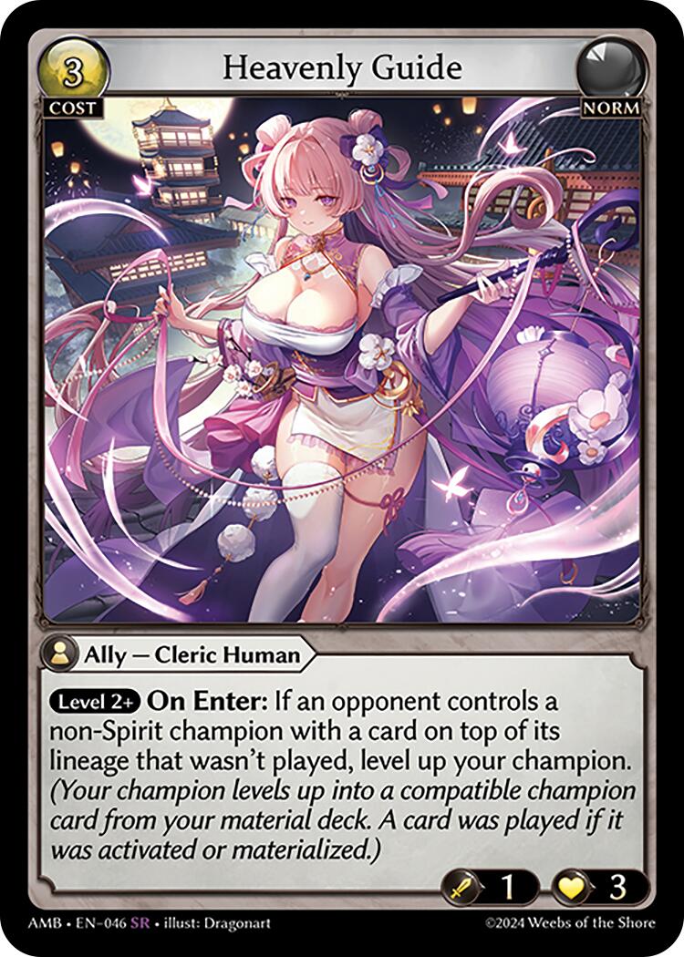 Heavenly Guide (046) [Mortal Ambition] | Card Merchant Takapuna