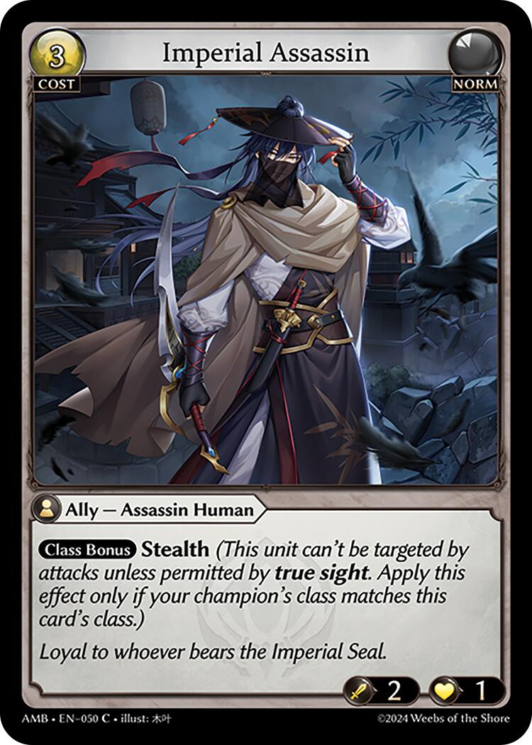 Imperial Assassin (050) [Mortal Ambition] | Card Merchant Takapuna
