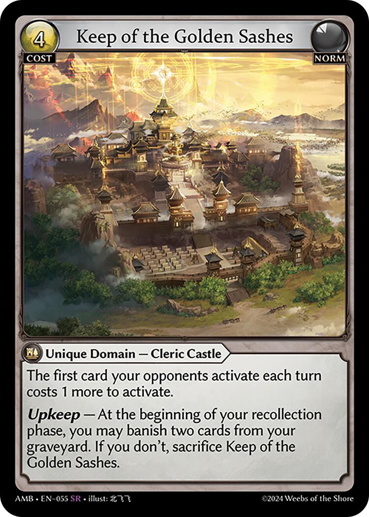 Keep of the Golden Sashes (055) [Mortal Ambition] | Card Merchant Takapuna