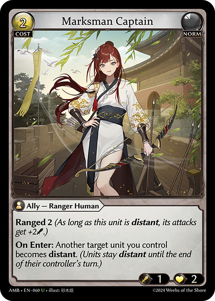 Marksman Captain (060) [Mortal Ambition] | Card Merchant Takapuna