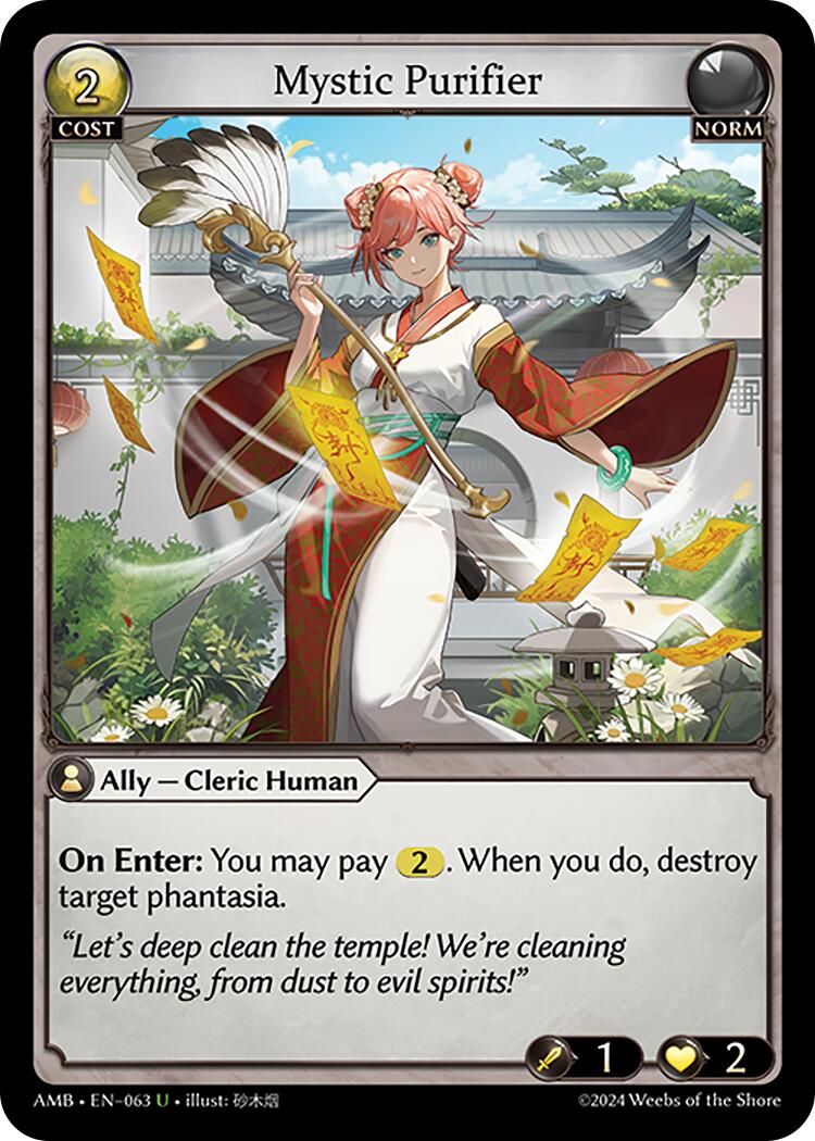 Mystic Purifier (063) [Mortal Ambition] | Card Merchant Takapuna