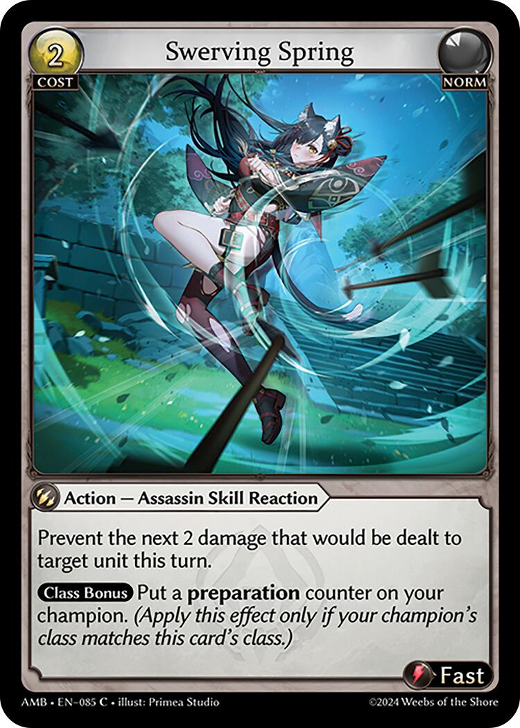Swerving Spring (085) [Mortal Ambition] | Card Merchant Takapuna