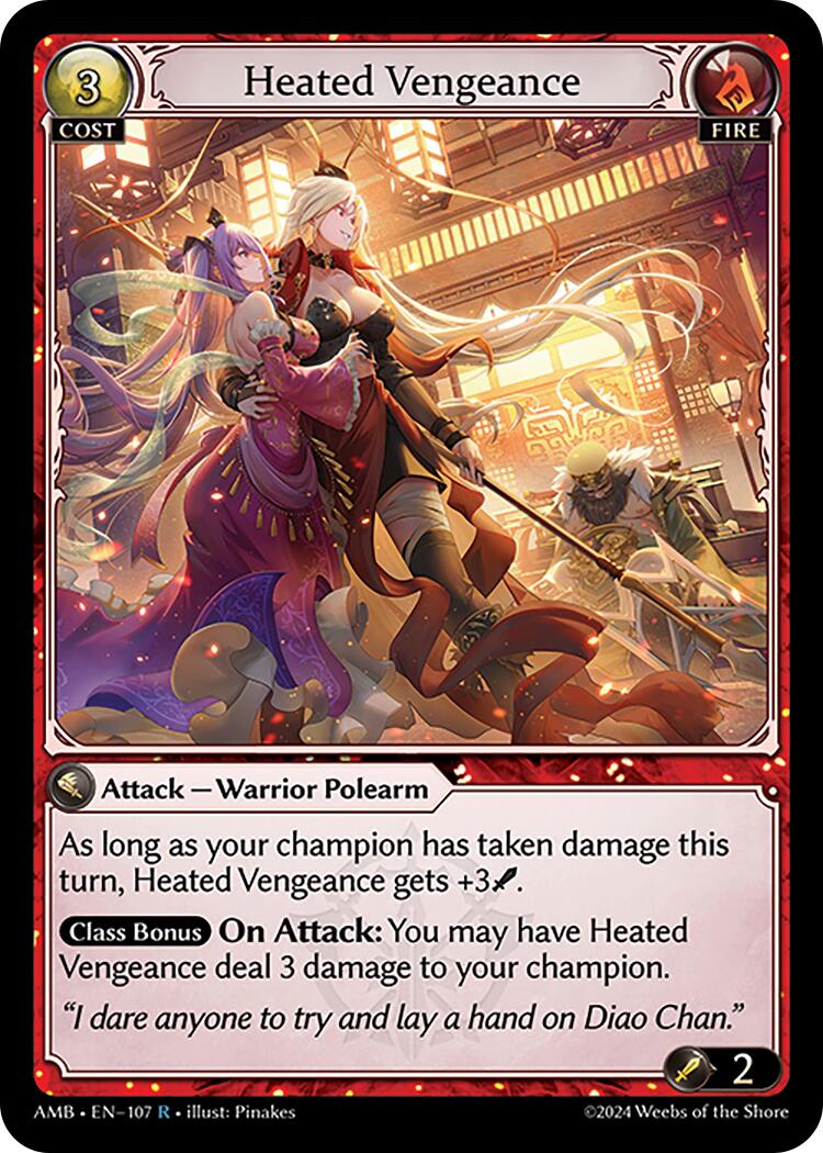 Heated Vengeance (107) [Mortal Ambition] | Card Merchant Takapuna