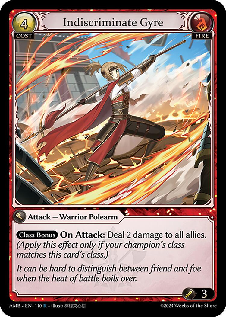 Indiscriminate Gyre (110) [Mortal Ambition] | Card Merchant Takapuna