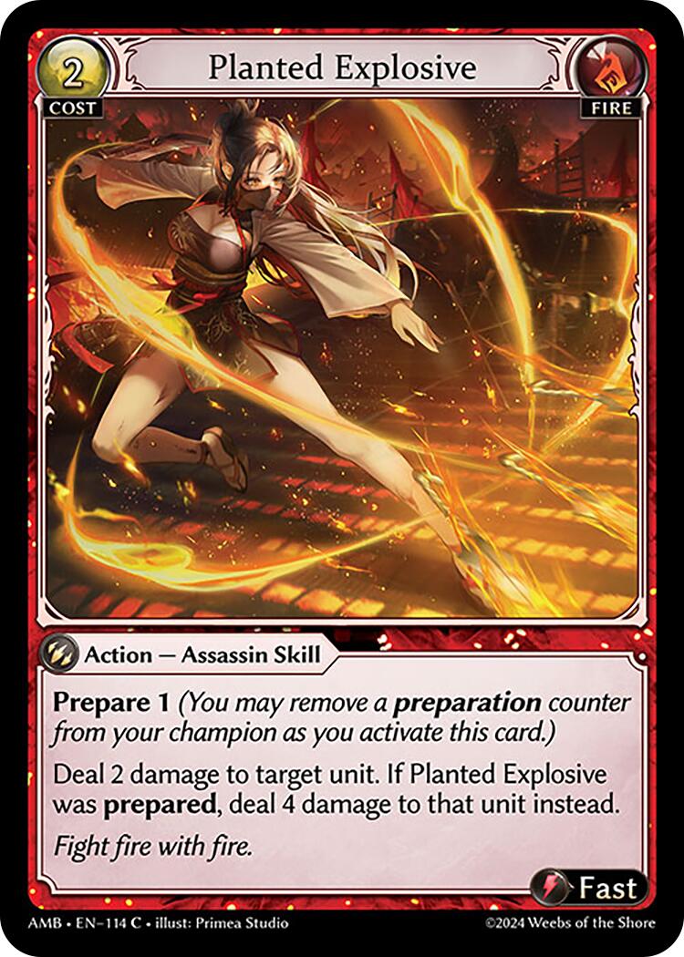 Planted Explosive (114) [Mortal Ambition] | Card Merchant Takapuna