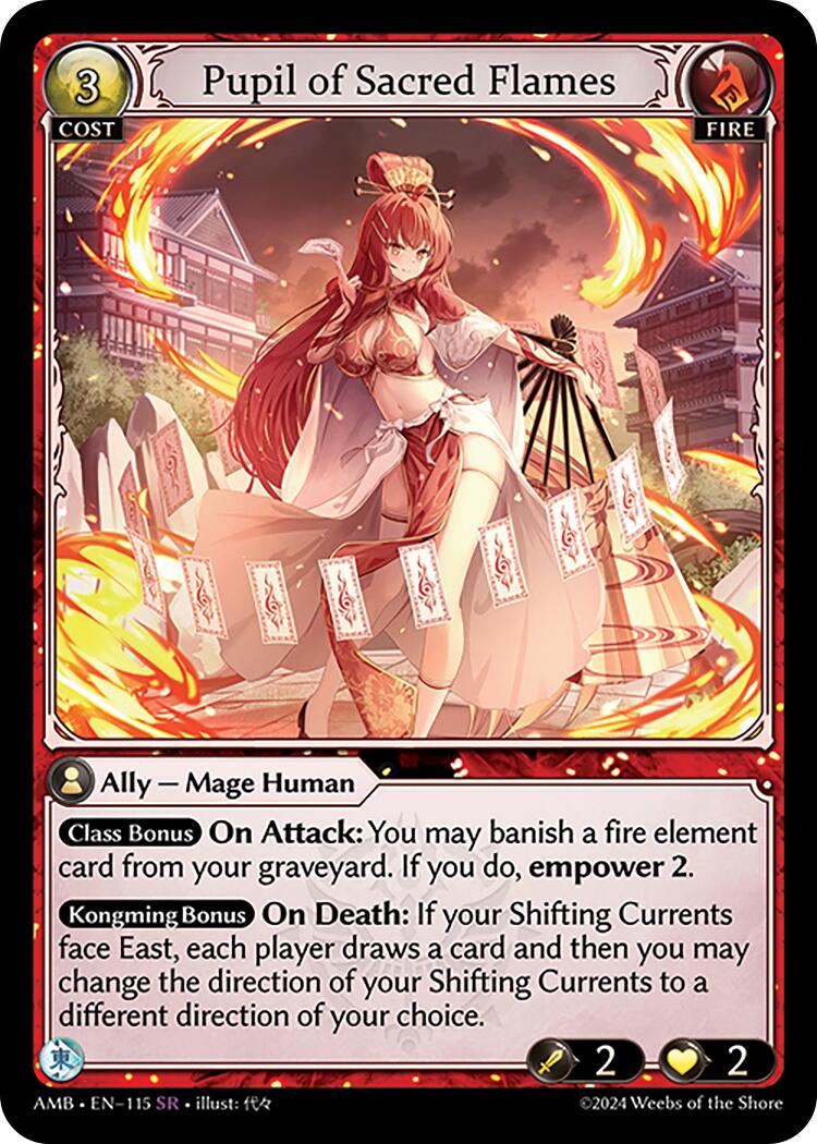 Pupil of Sacred Flames (115) [Mortal Ambition] | Card Merchant Takapuna