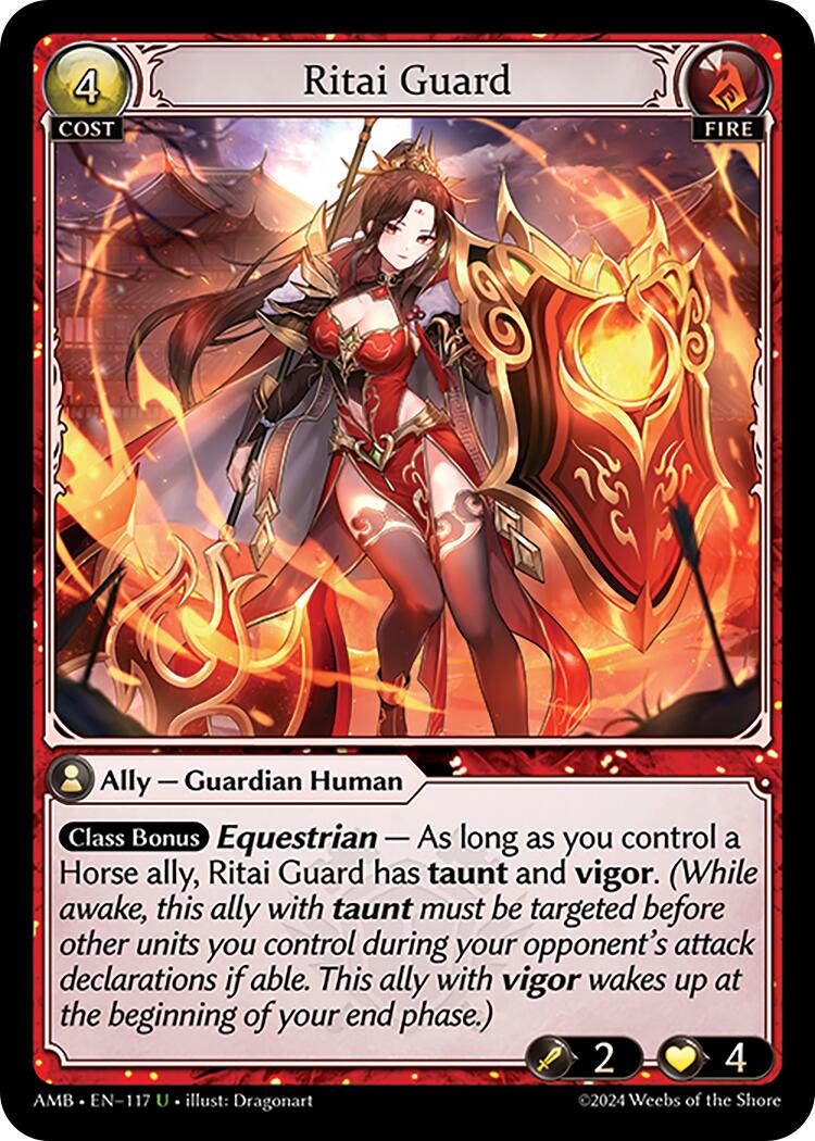 Ritai Guard (117) [Mortal Ambition] | Card Merchant Takapuna