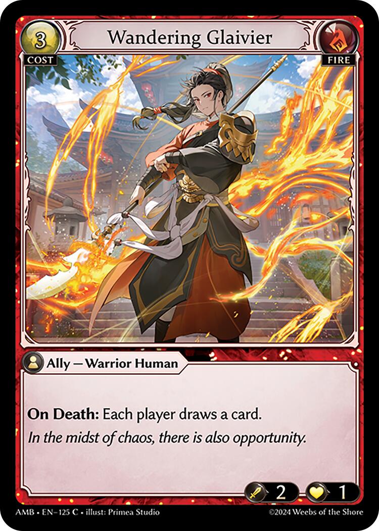 Wandering Glaivier (125) [Mortal Ambition] | Card Merchant Takapuna