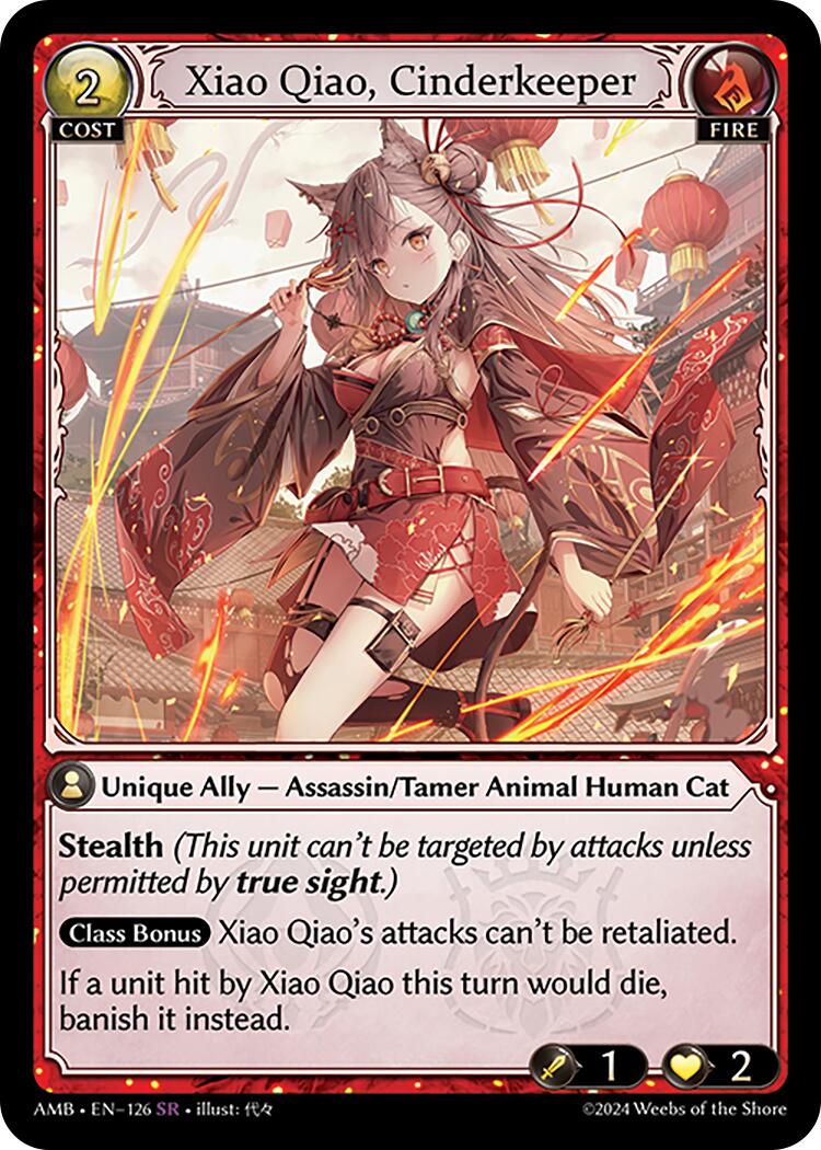Xiao Qiao, Cinderkeeper (126) [Mortal Ambition] | Card Merchant Takapuna