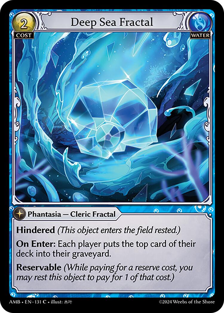 Deep Sea Fractal (131) [Mortal Ambition] | Card Merchant Takapuna