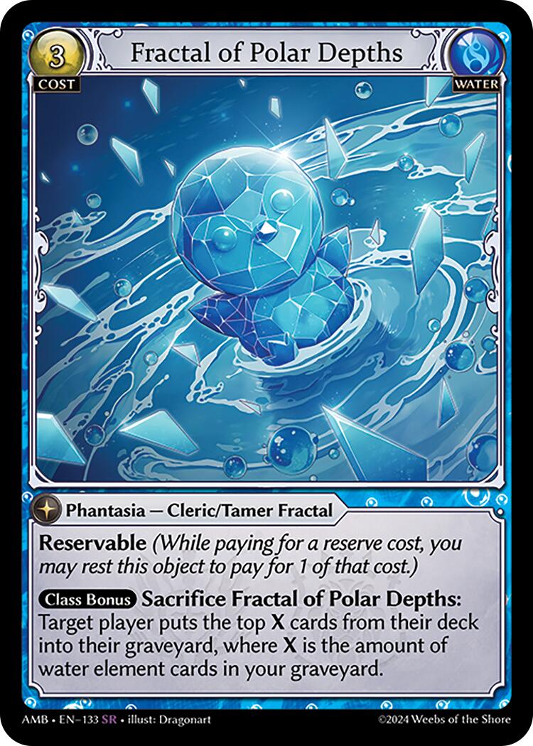 Fractal of Polar Depths (133) [Mortal Ambition] | Card Merchant Takapuna