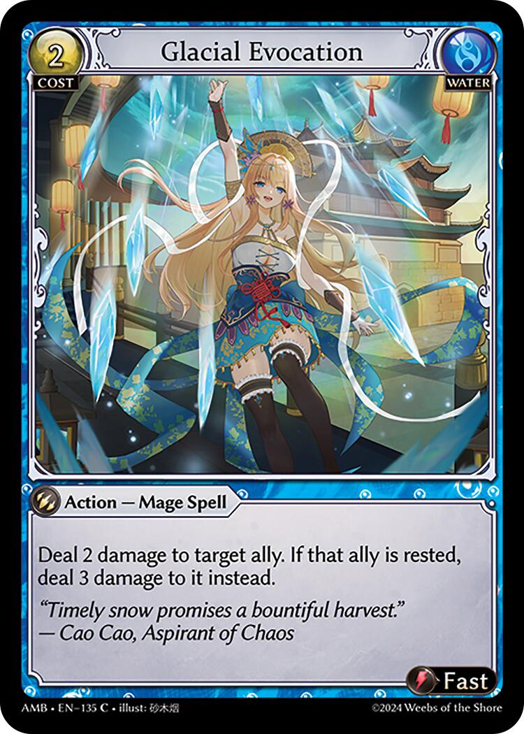 Glacial Evocation (135) [Mortal Ambition] | Card Merchant Takapuna