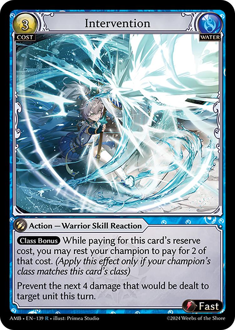 Intervention (139) [Mortal Ambition] | Card Merchant Takapuna