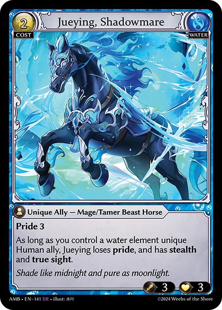 Jueying, Shadowmare (141) [Mortal Ambition] | Card Merchant Takapuna