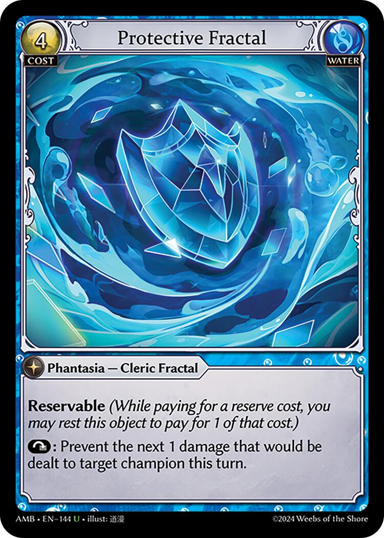 Protective Fractal (144) [Mortal Ambition] | Card Merchant Takapuna