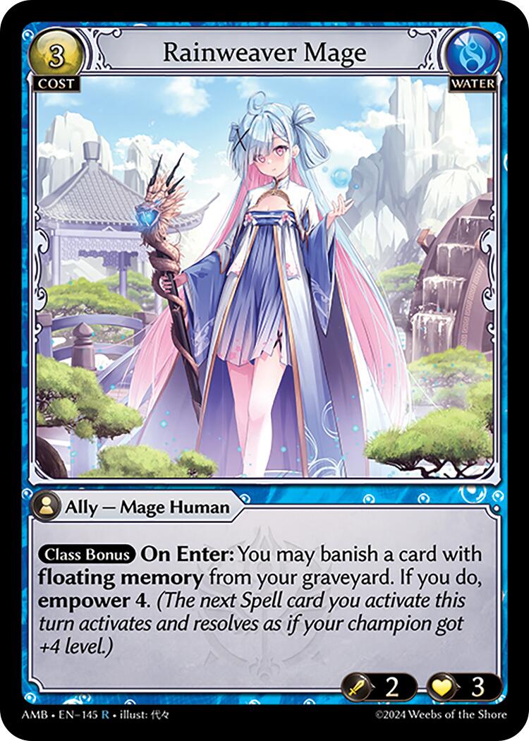 Rainweaver Mage (145) [Mortal Ambition] | Card Merchant Takapuna