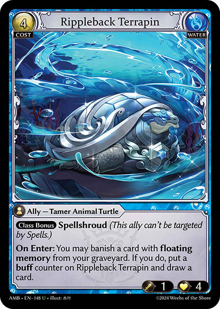 Rippleback Terrapin (148) [Mortal Ambition] | Card Merchant Takapuna