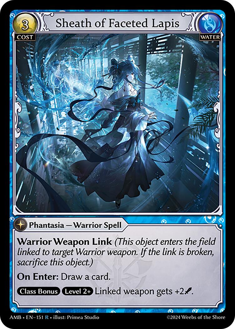 Sheath of Faceted Lapis (151) [Mortal Ambition] | Card Merchant Takapuna