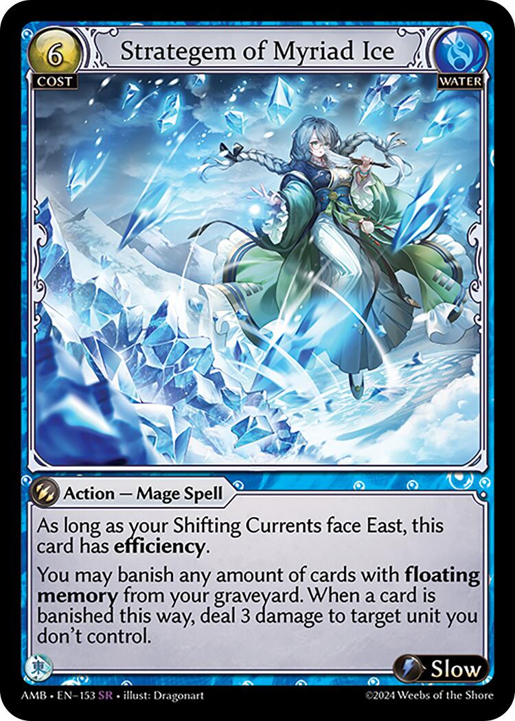 Strategem of Myriad Ice (153) [Mortal Ambition] | Card Merchant Takapuna