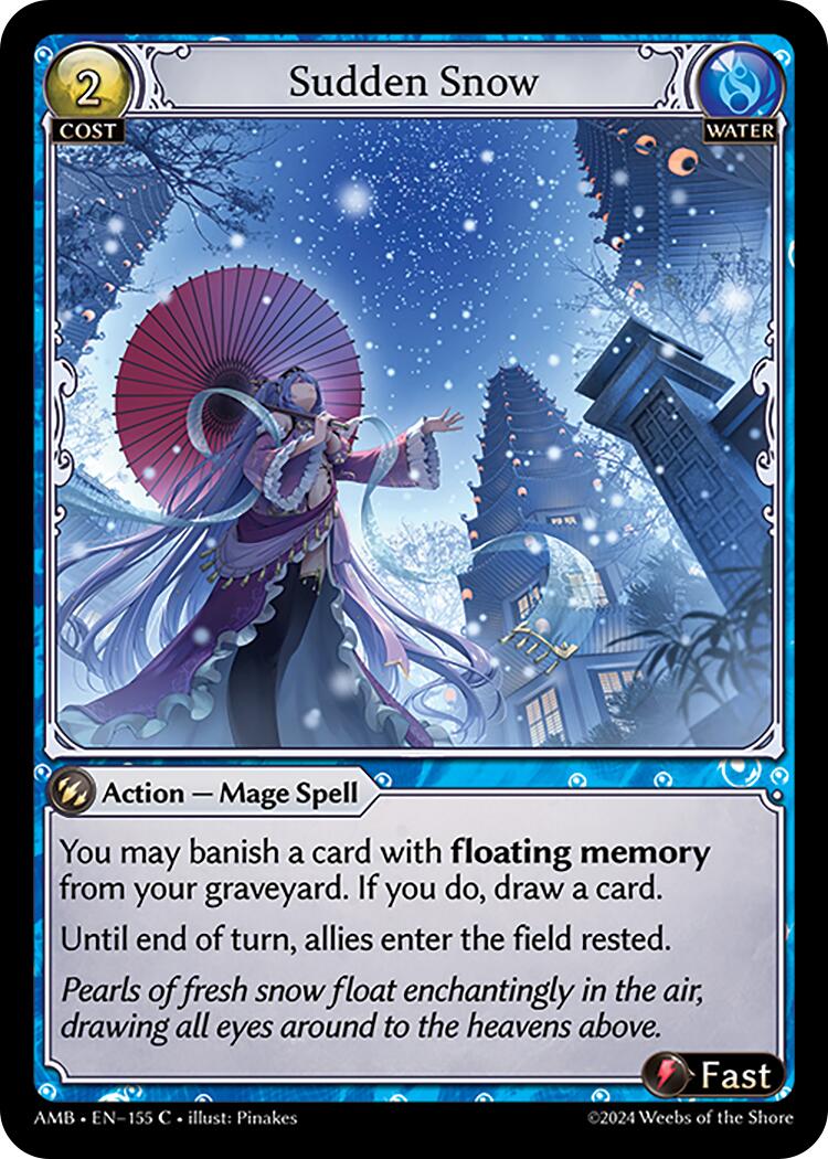 Sudden Snow (155) [Mortal Ambition] | Card Merchant Takapuna