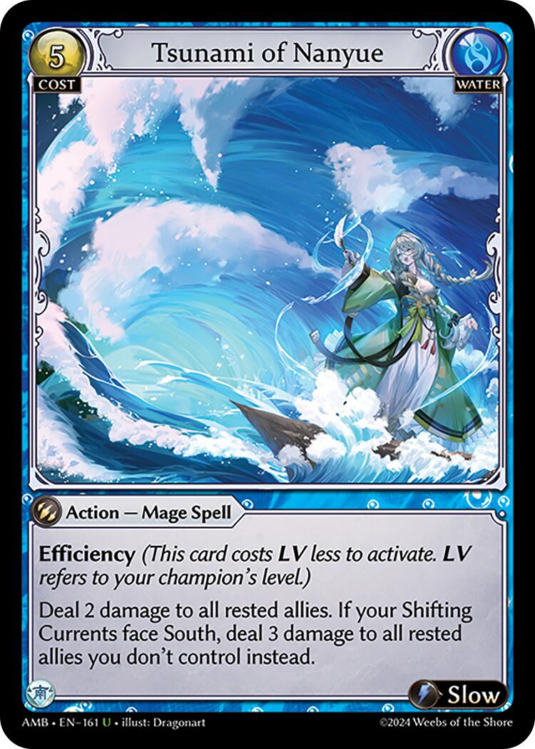 Tsunami of Nanyue (161) [Mortal Ambition] | Card Merchant Takapuna