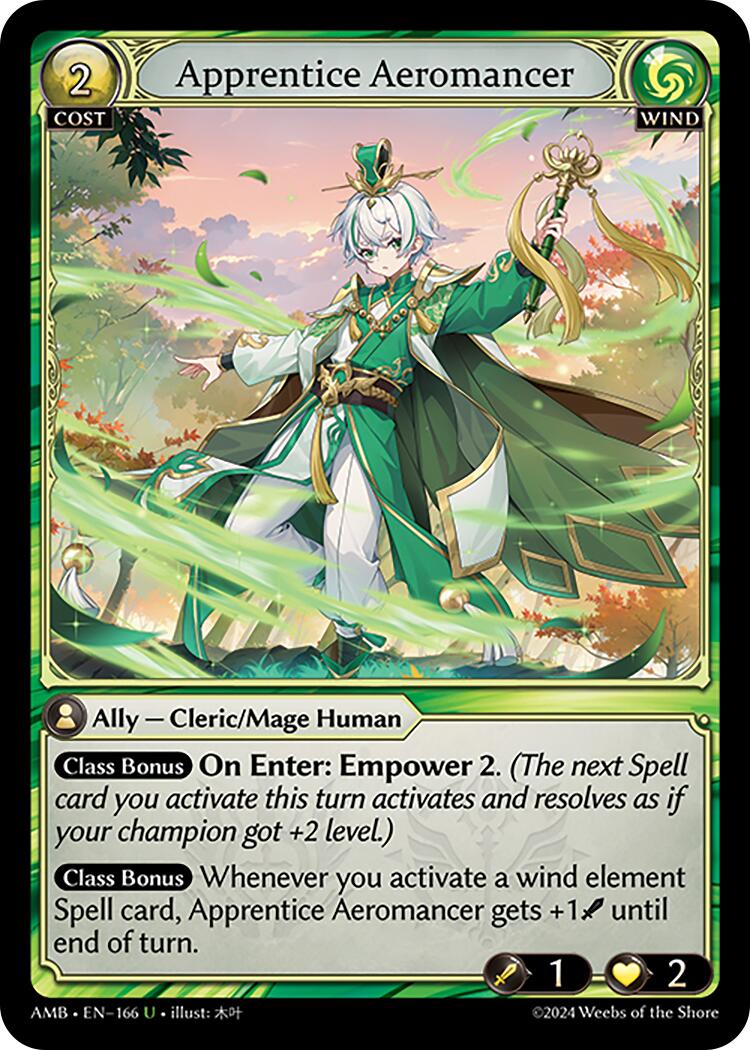 Apprentice Aeromancer (166) [Mortal Ambition] | Card Merchant Takapuna