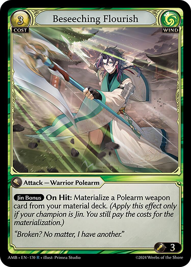 Beseeching Flourish (170) [Mortal Ambition] | Card Merchant Takapuna