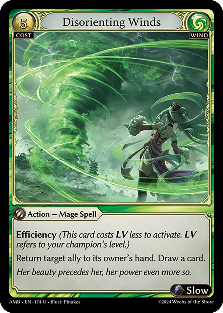 Disorienting Winds (174) [Mortal Ambition] | Card Merchant Takapuna