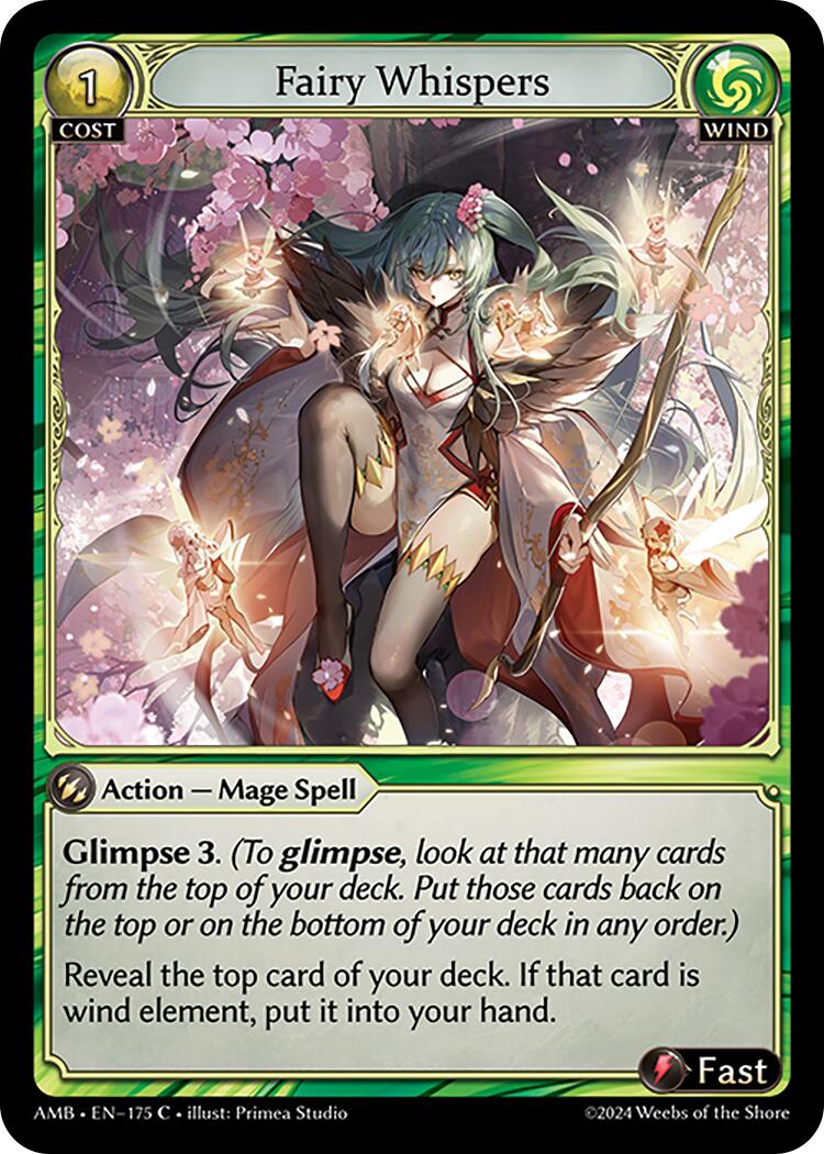 Fairy Whispers (175) [Mortal Ambition] | Card Merchant Takapuna