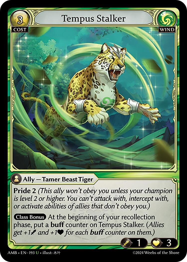 Tempus Stalker (193) [Mortal Ambition] | Card Merchant Takapuna