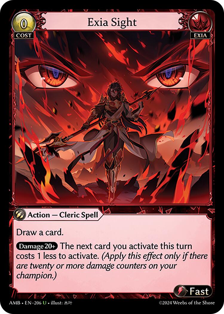Exia Sight (206) [Mortal Ambition] | Card Merchant Takapuna