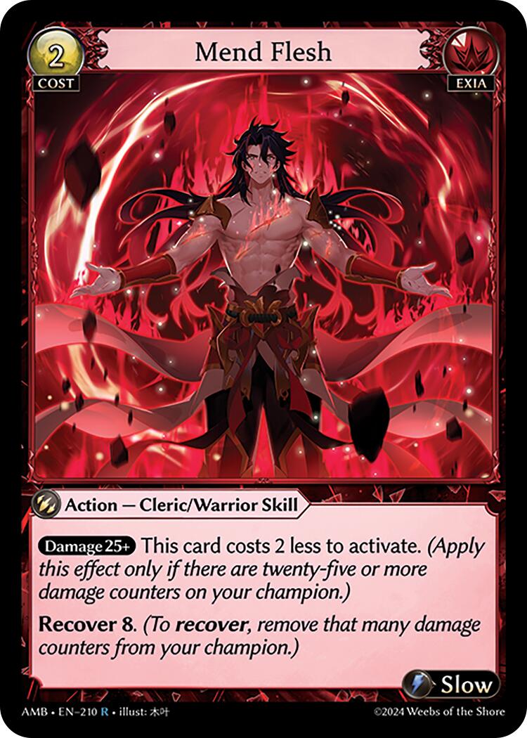 Mend Flesh (210) [Mortal Ambition] | Card Merchant Takapuna