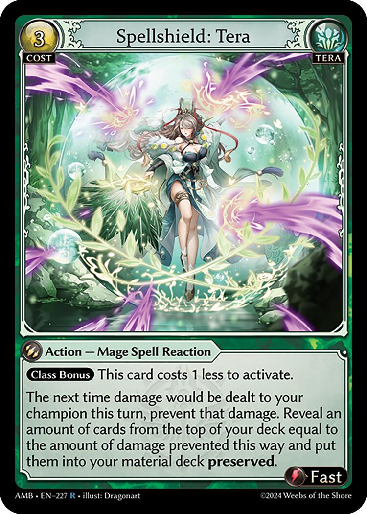 Spellshield: Tera (227) [Mortal Ambition] | Card Merchant Takapuna
