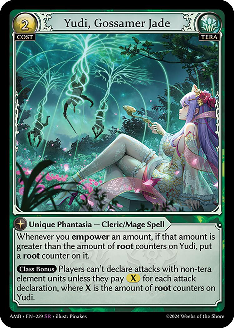 Yudi, Gossamer Jade (229) [Mortal Ambition] | Card Merchant Takapuna