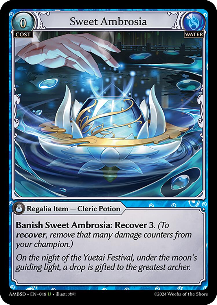 Sweet Ambrosia (018) [Mortal Ambition Starter Decks] | Card Merchant Takapuna