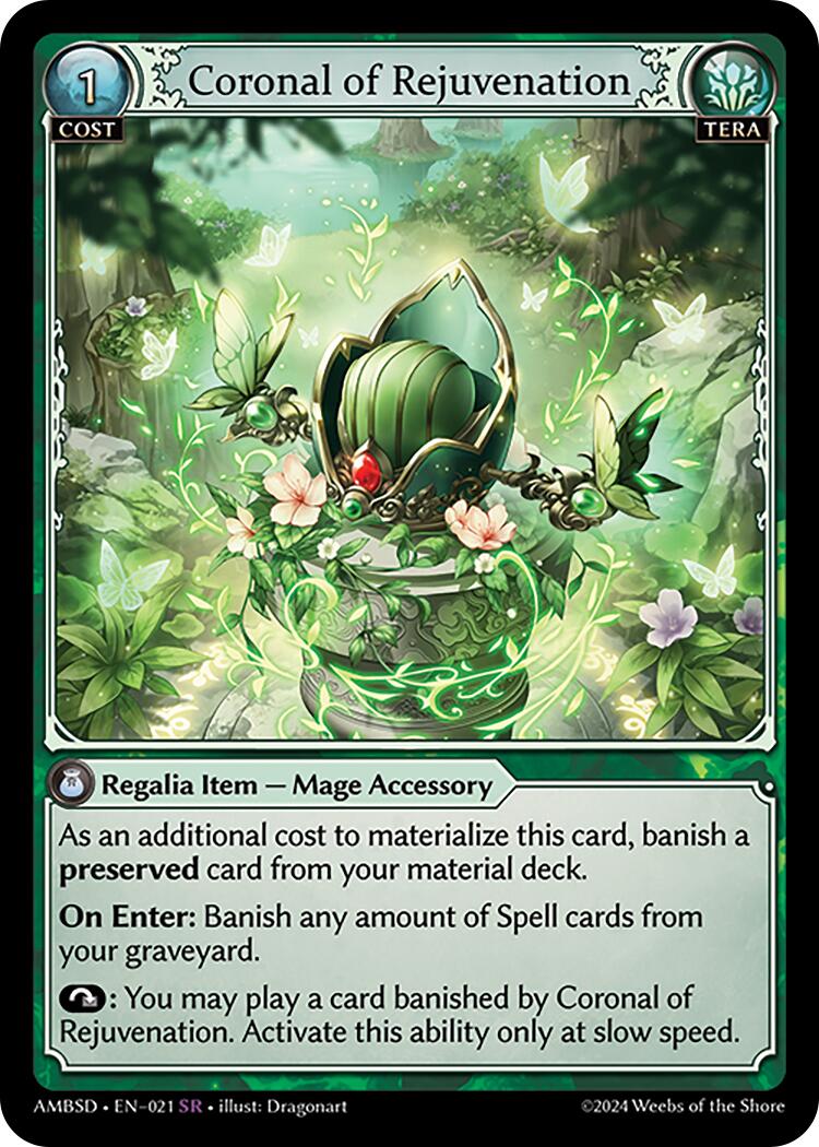 Coronal of Rejuvenation (021) [Mortal Ambition Starter Decks] | Card Merchant Takapuna