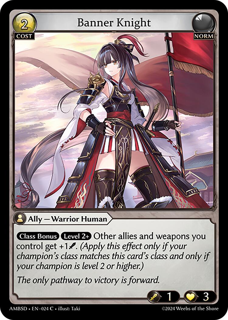Banner Knight (024) [Mortal Ambition Starter Decks] | Card Merchant Takapuna