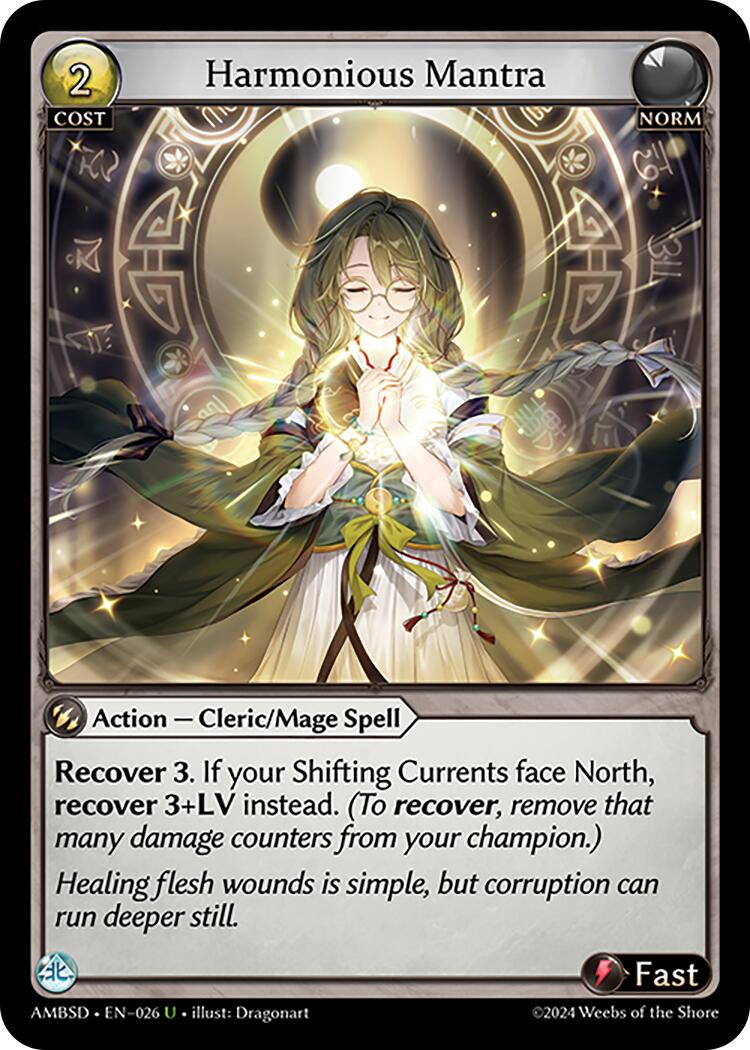 Harmonious Mantra (026) [Mortal Ambition Starter Decks] | Card Merchant Takapuna