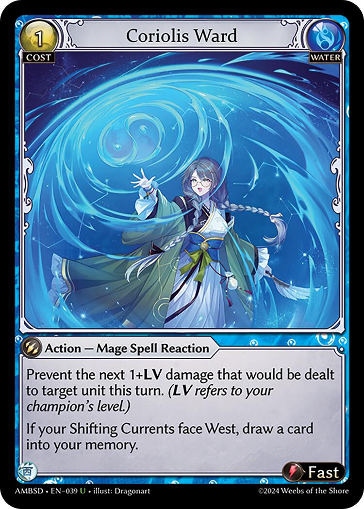 Coriolis Ward (039) [Mortal Ambition Starter Decks] | Card Merchant Takapuna