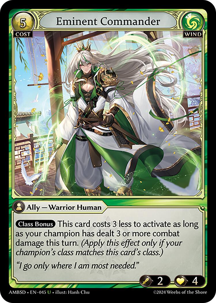 Eminent Commander (045) [Mortal Ambition Starter Decks] | Card Merchant Takapuna
